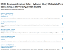 Tablet Screenshot of drdo.examsavvy.com