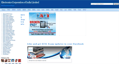 Desktop Screenshot of ecil.examsavvy.com